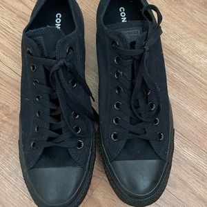 All Black Converse Chuck Taylor All Star Low Men’s Casual Shoe